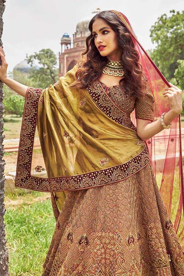 Buy Multi Sabyasachi Designer Lehenga Choli With High Quality Embroidery  Dori Work Wedding Indian Lehenga Choli Party Wear Lehenga Choli Lengha  Online in India - Etsy