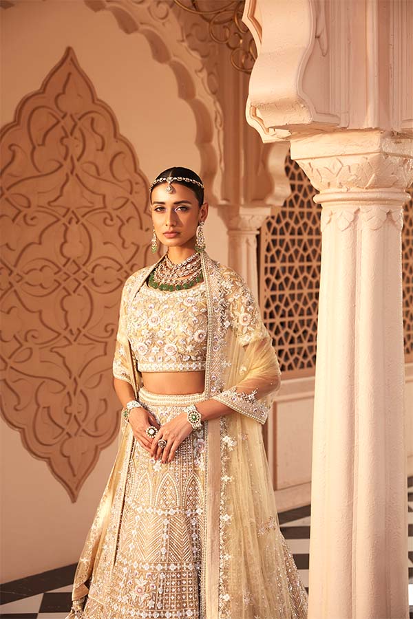 Photo of Light and dark red bridal lehenga | Indian bridal outfits, Indian wedding  dress bridal lehenga, Bridal lehenga collection