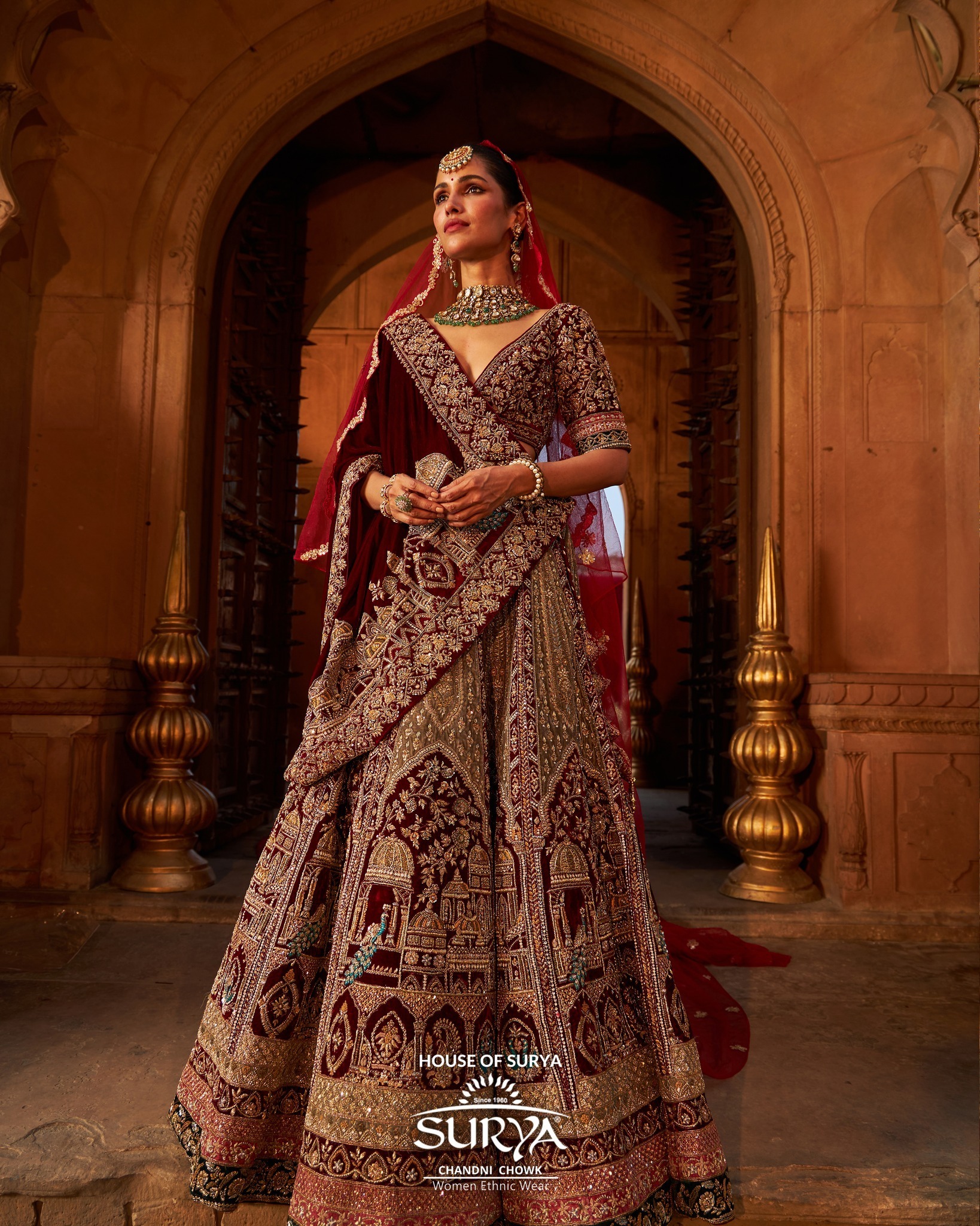 What To Wear When: Best Colors For A Night Wedding! - ShaadiWish | Golden  lehenga, Indian bridal dress, Lehenga designs